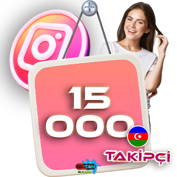 15000 Takipçi