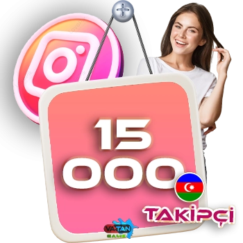 15000 Takipçi