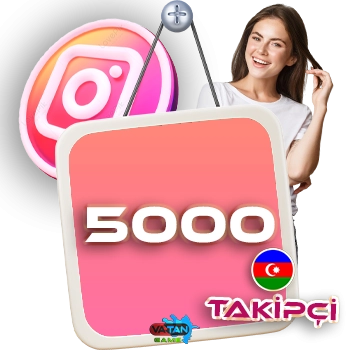 5000 Takipçi